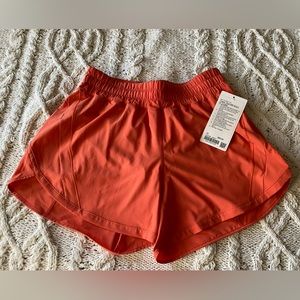 Lululemon NWT Track that shorts 5in.